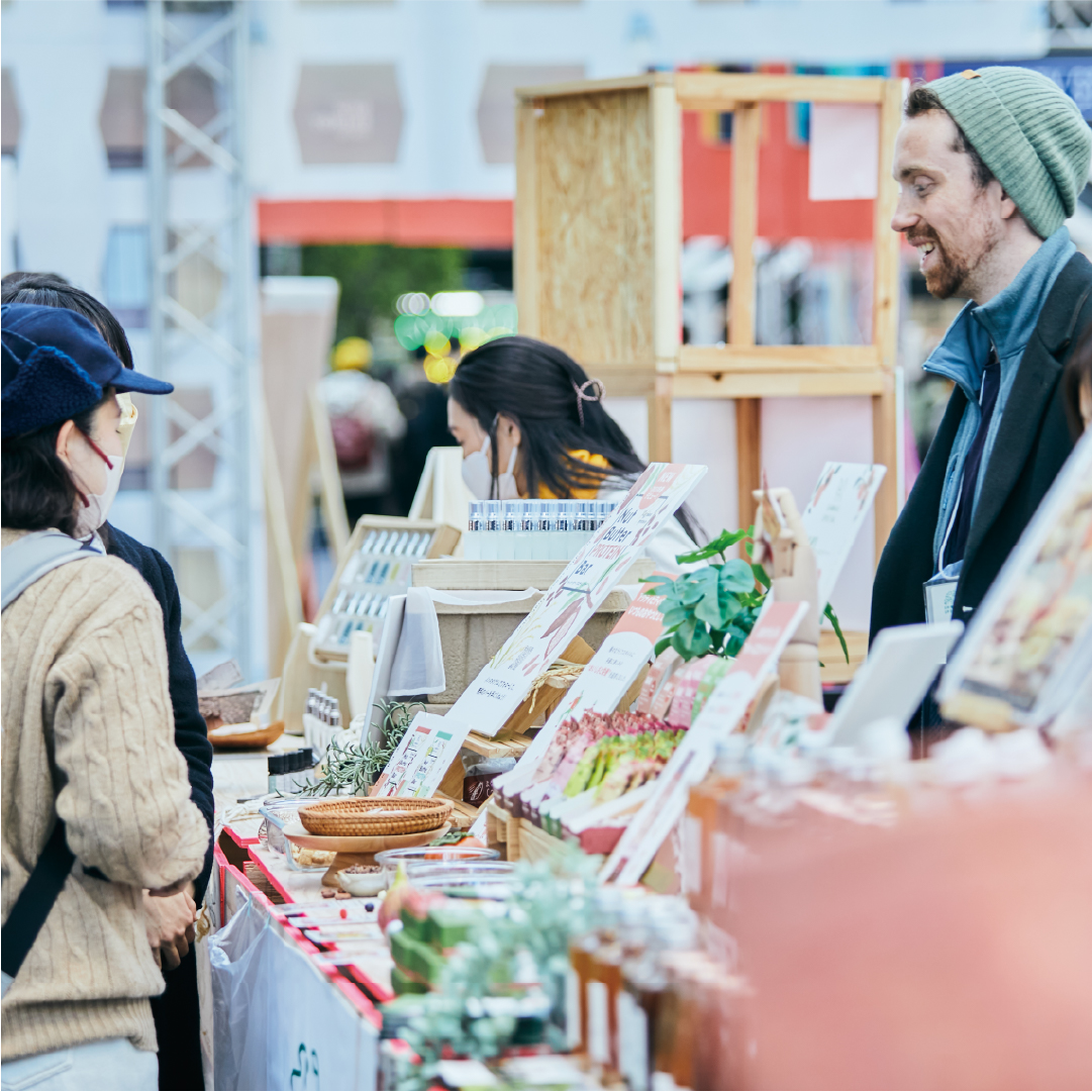 展示会に出展しながら物販ができる!